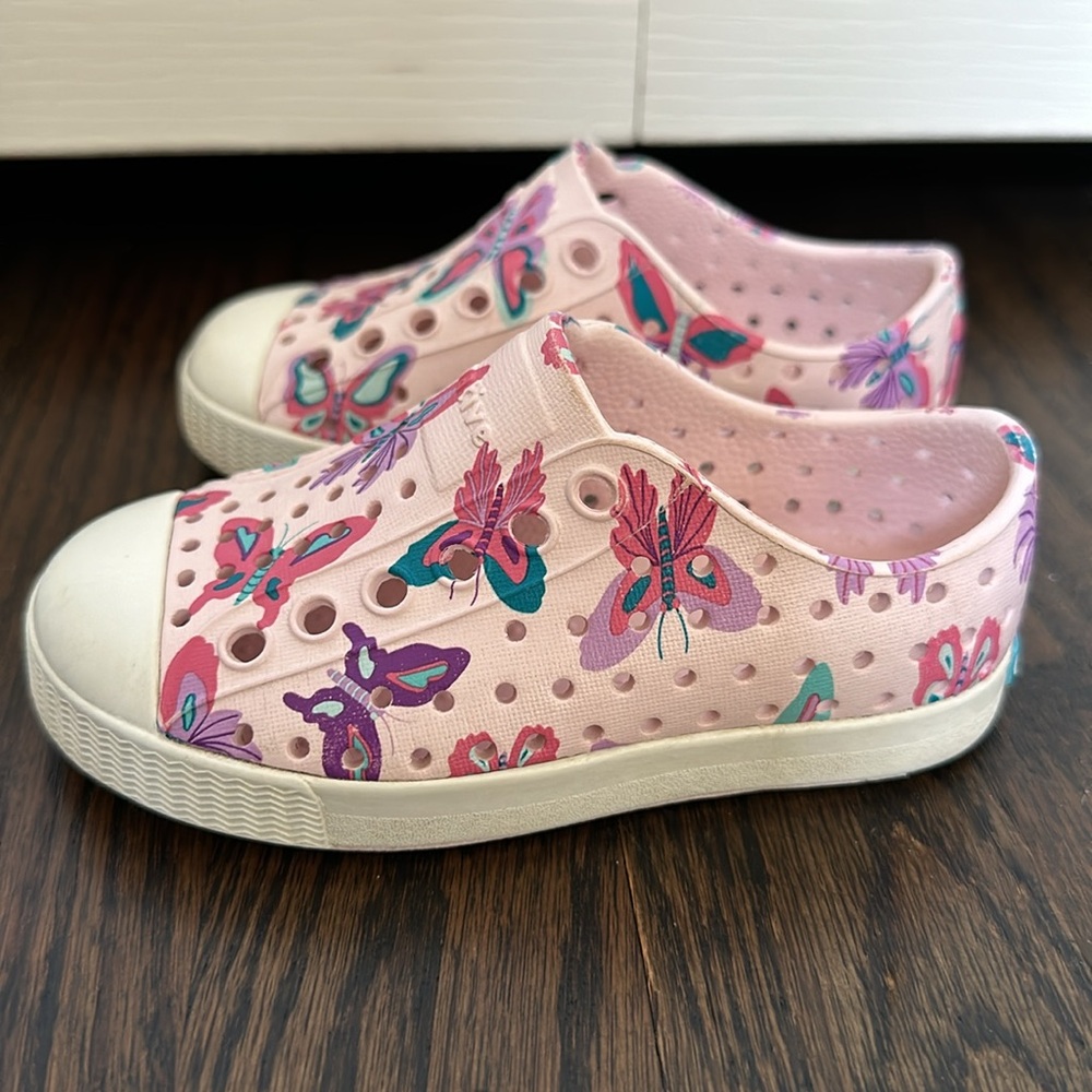 Pink Butterfly Native Shoes